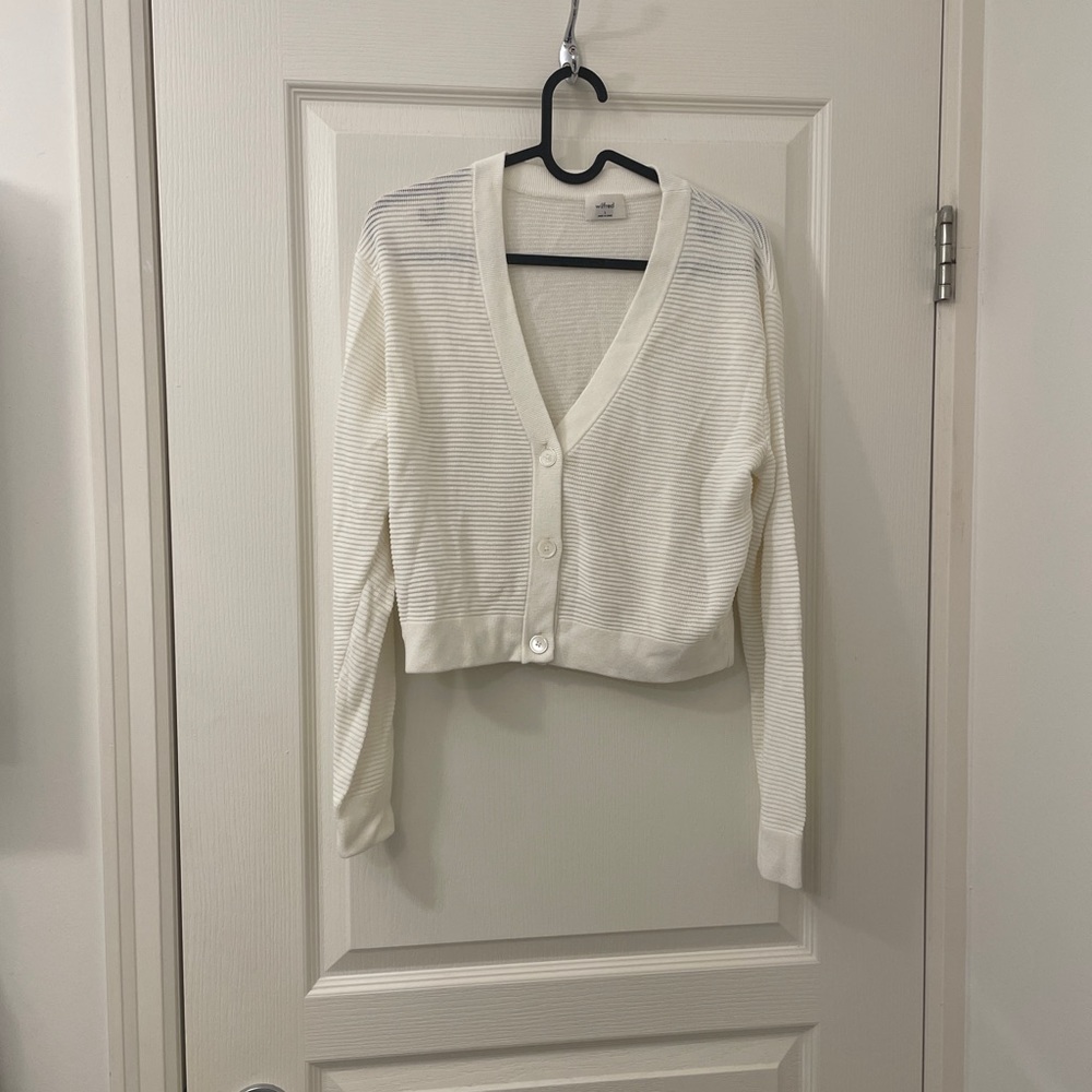 Wilfred light cropped cardigan